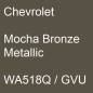 Preview: Chevrolet, Mocha Bronze Metallic, WA518Q / GVU.